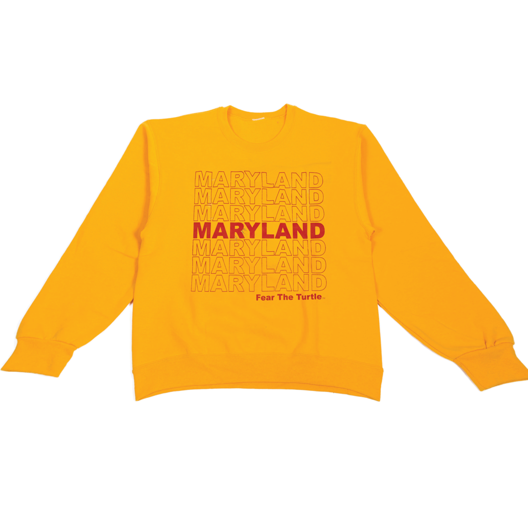 Umd crew hot sale neck sweatshirt